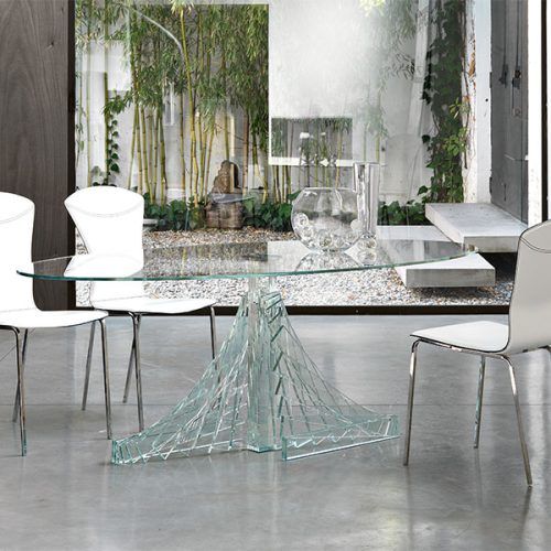 Glass Dining Tables White Chairs (Photo 15 of 20)