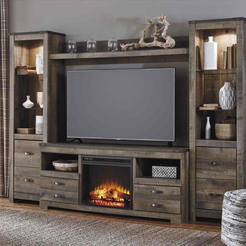 Electric Fireplace Tv Stands With Shelf (Photo 14 of 20)