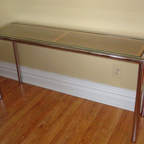 Era Glass Console Tables (Photo 4 of 20)