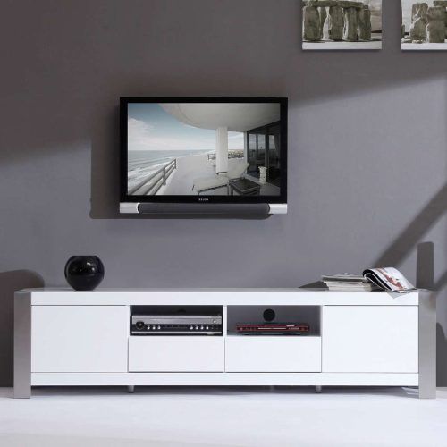 Modern White Lacquer Tv Stands (Photo 3 of 15)