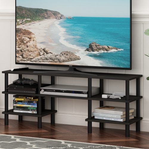 Tier Entertainment Tv Stands In Black (Photo 6 of 20)