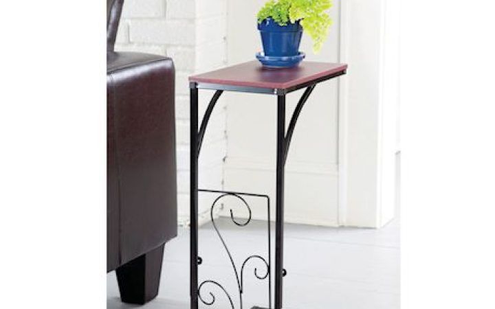 20 Inspirations Brown Wood and Steel Plate Console Tables