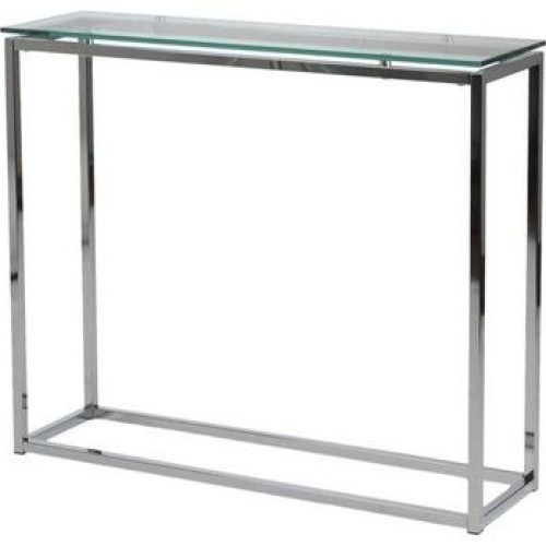 Rectangular Glass Top Console Tables (Photo 11 of 20)