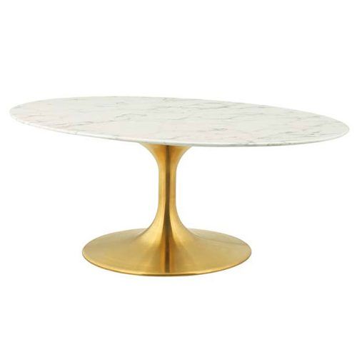 Faux Marble Gold Coffee Tables (Photo 6 of 20)