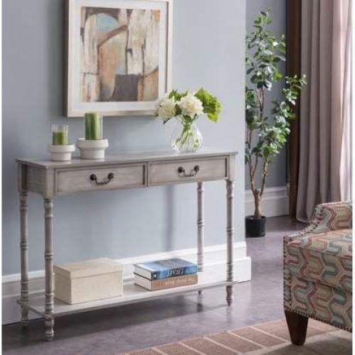 Oceanside White-Washed Console Tables (Photo 16 of 20)