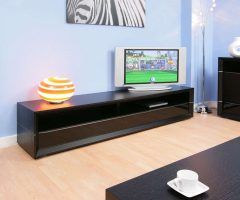15 Best Collection of Long Black Tv Stands