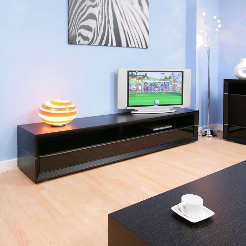 Long Black Tv Stands (Photo 1 of 15)