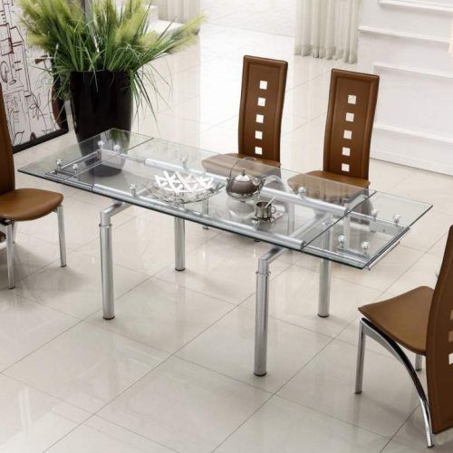 Dining Room Glass Tables Sets (Photo 18 of 20)