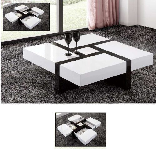 White High Gloss Coffee Tables (Photo 16 of 20)