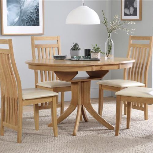 Extendable Oak Dining Tables And Chairs (Photo 4 of 20)