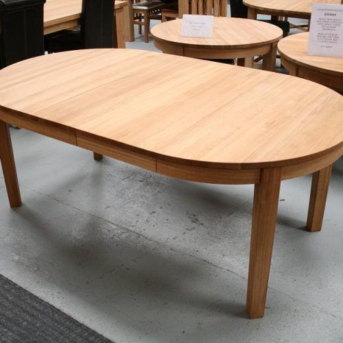 Round Dining Tables Extends To Oval (Photo 1 of 20)