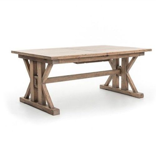 Minerva 36'' Pine Solid Wood Trestle Dining Tables (Photo 3 of 20)