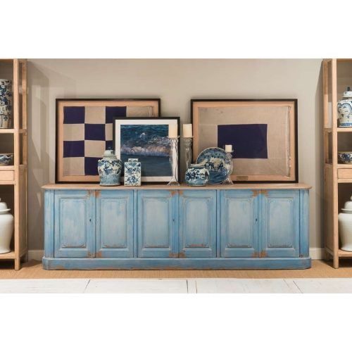 Blue Sideboards (Photo 5 of 20)