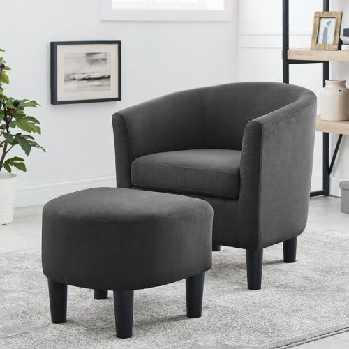 Alexander Cotton Blend Armchairs And Ottoman (Photo 10 of 20)