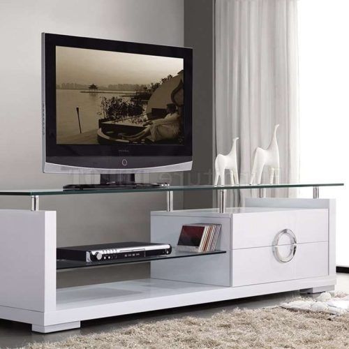 Long White Tv Stands (Photo 13 of 15)