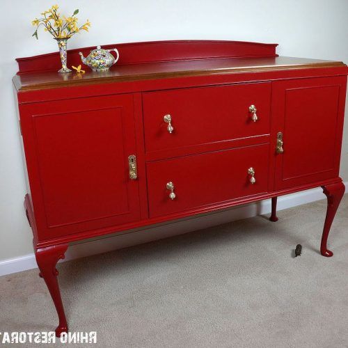 Modern Red Buffets (Photo 5 of 20)