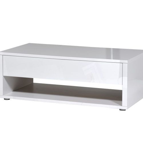 Gloss White Steel Coffee Tables (Photo 18 of 20)