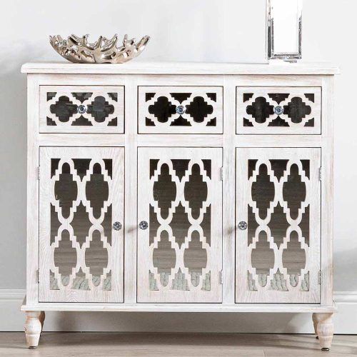 Sideboard Storage Cabinet With 3 Drawers & 3 Doors (Photo 11 of 20)
