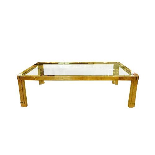 Antique Brass Glass Coffee Tables (Photo 6 of 20)