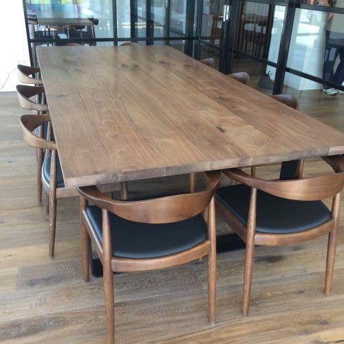Black And Walnut Dining Tables (Photo 12 of 20)