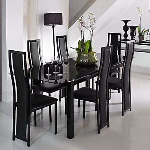 Extendable Glass Dining Tables And 6 Chairs (Photo 6 of 20)