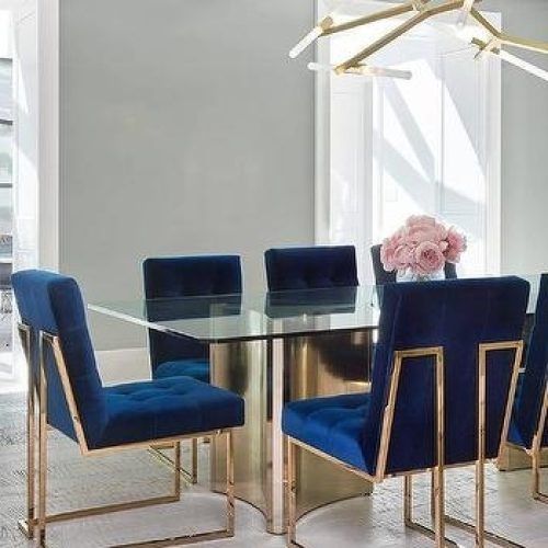 Blue Glass Dining Tables (Photo 14 of 20)