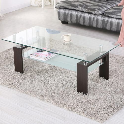 Chrome And Glass Rectangular Coffee Tables (Photo 1 of 20)