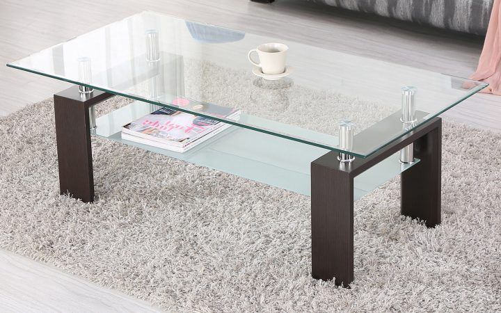 20 Collection of Chrome and Glass Rectangular Coffee Tables