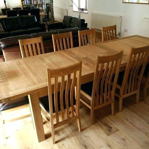Extending Dining Table With 10 Seats (Photo 10 of 20)