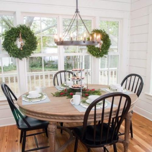 Magnolia Home Breakfast Round Black Dining Tables (Photo 6 of 20)