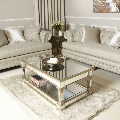 Glass And Gold Coffee Tables (Photo 7 of 20)