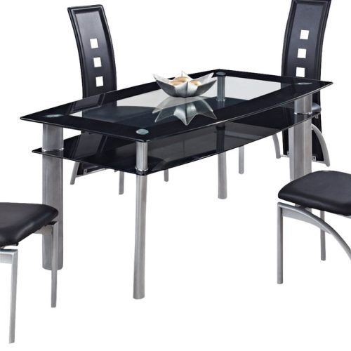 Black Glass Dining Tables (Photo 10 of 20)