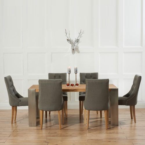Dining Tables With Grey Chairs (Photo 7 of 20)