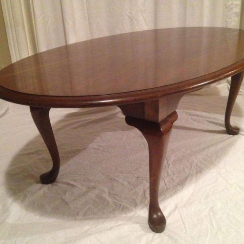Oval Wooden Coffee Tables (Photo 8 of 20)