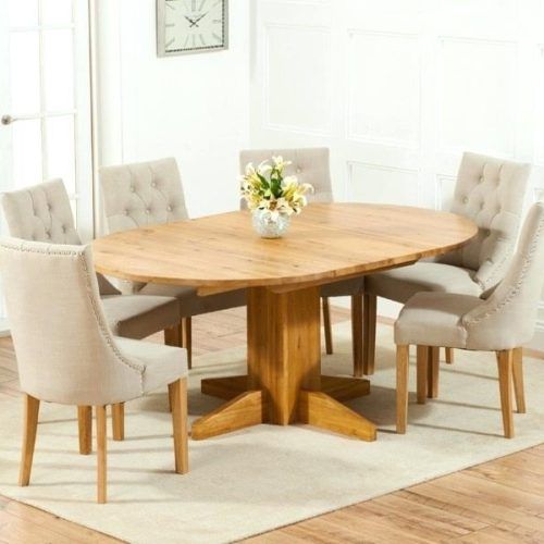 Round Extending Oak Dining Tables And Chairs (Photo 1 of 20)