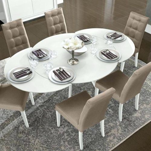 Round White Extendable Dining Tables (Photo 12 of 20)