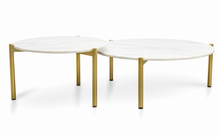 2024 Best of Smart Round Marble Brass Coffee Tables