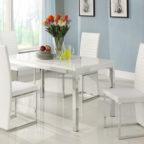 White Dining Tables Sets (Photo 20 of 20)