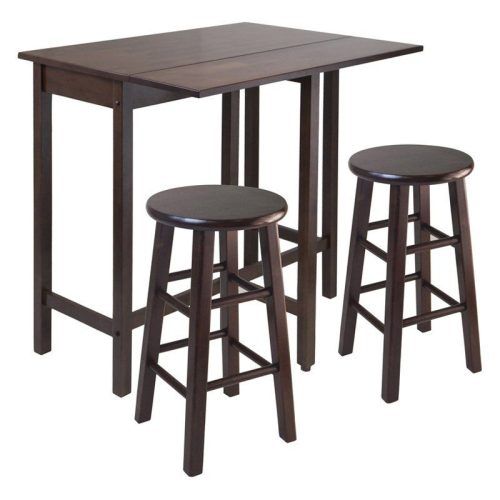 Winsome 3 Piece Counter Height Dining Sets (Photo 7 of 20)