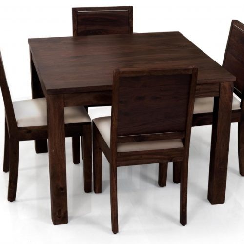 Dark Wood Square Dining Tables (Photo 11 of 20)