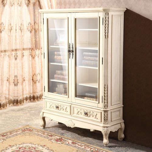 Wooden Curio Buffets With Two Glass Doors (Photo 14 of 20)