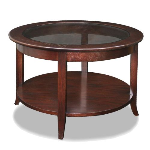 Round Glass And Wood Coffee Tables (Photo 10 of 20)