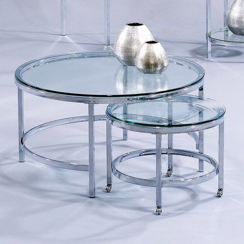 2-Piece Modern Nesting Coffee Tables (Photo 9 of 20)