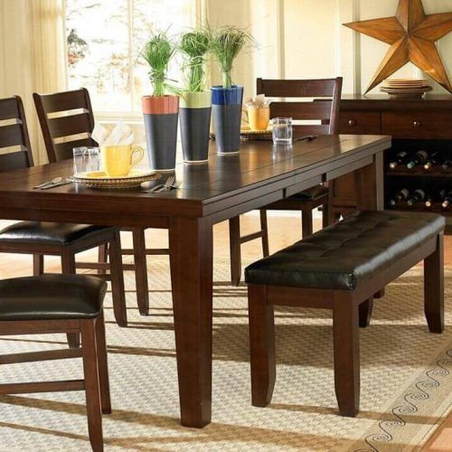 Craftsman 7 Piece Rectangular Extension Dining Sets With Arm & Uph Side Chairs (Photo 15 of 20)