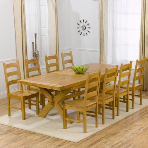 Oak Extending Dining Tables And 8 Chairs (Photo 8 of 20)