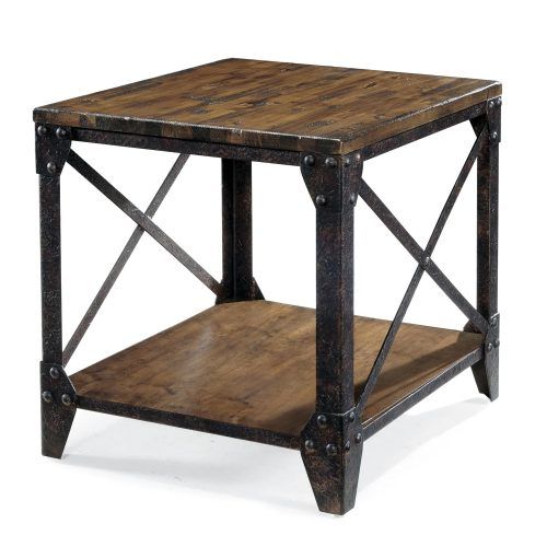 Burnham Reclaimed Wood And Iron Round Coffee Tables (Photo 19 of 20)