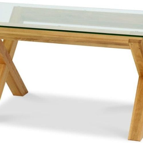 Glass Top Oak Dining Tables (Photo 2 of 20)