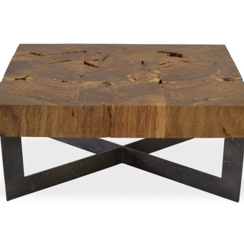Carbon Loft Lawrence Metal And Reclaimed Wood Coffee Tables (Photo 17 of 20)