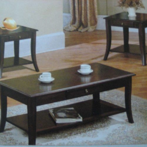 Cherry Wood Coffee Table Sets (Photo 12 of 20)