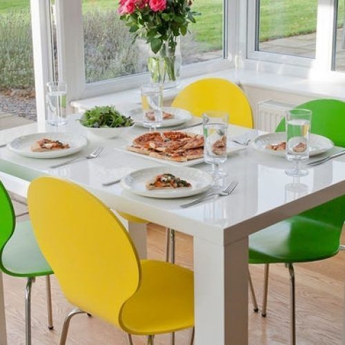 Colourful Dining Tables And Chairs (Photo 19 of 20)